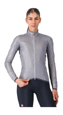 Fietsjack Castelli Women Aria Shell 2 Silver Gray