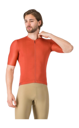Fietsshirt Castelli Men Espresso 2 Jersey Paprika