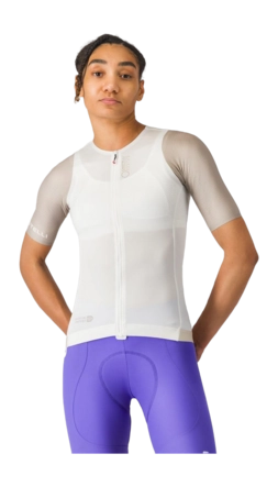 Fietsshirt Castelli Women Corretto Jersey Ivory/Clay