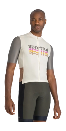 Fietsshirt Sportful Men Supergiara 2 Logo Jersey Cream
