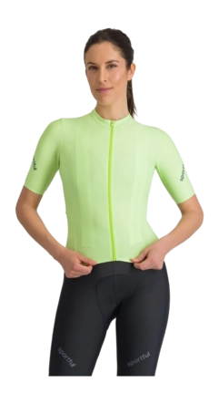 Fietsshirt Sportful Women Hyperepic Jersey Electric Aloe
