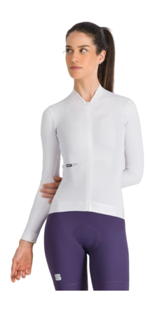 Fietsshirt Sportful Women SRK Jersey Long Sleeves White