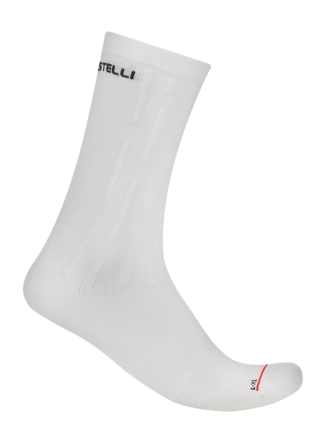 Fietssok Castelli Unisex Aero Race Pro 20 White
