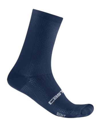 Fietssok Castelli Unisex Espresso 18 Belgian Blue
