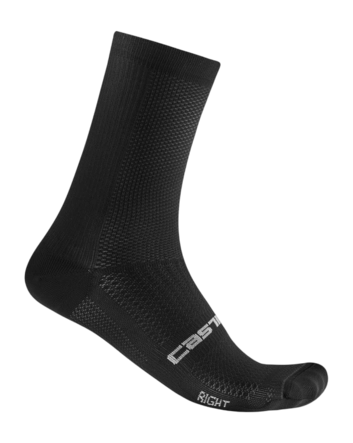 Fietssok Castelli Unisex Espresso 18 Black
