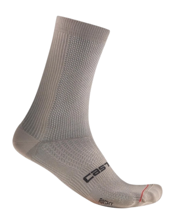 Fietssok Castelli Unisex Espresso 18 Clay