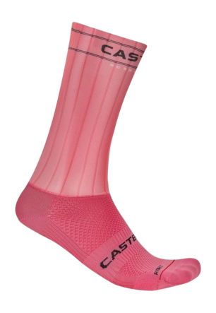 Fietssok Castelli Unisex Fast Feet 4 Rosa Giro