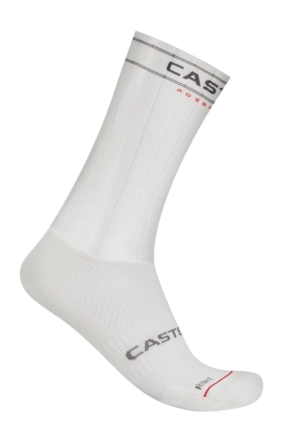 Fietssok Castelli Unisex Fast Feet 4 White