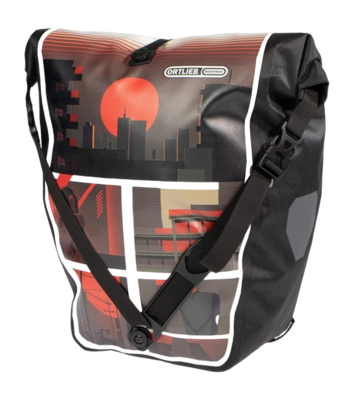 Fietstas Ortlieb Back Roller Design Morning Routine White Black