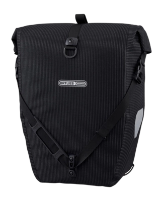 Fietstas Ortlieb Back Roller High Visibility QL3.1 20L Black Reflective 25