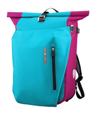 Fietstas Ortlieb Vario Cyber Ql2.1 26 L Cyber Blue Cyber Pink