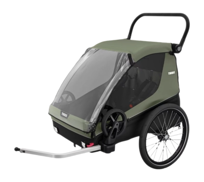 Fietstrailer Thule Courier Vintage Groen