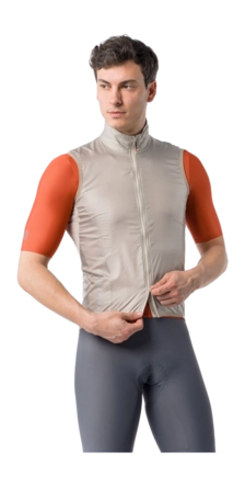 Fietsvest Castelli Men Aria Shell 2 Clay