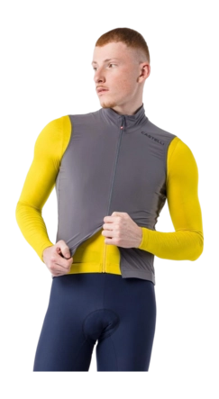 Fietsvest Castelli Men Espresso 2 Smoky Gray