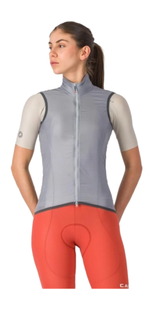Fietsvest Castelli Women Aria 2 Silver Gray