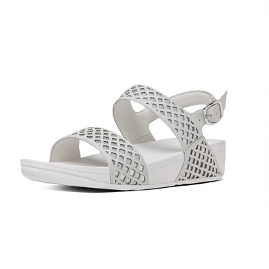 Sandaal FitFlop Safi Back Strap Leather White Silver