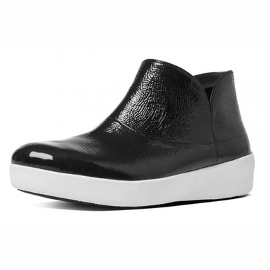 FitFlop Enkellaars Supermod Ankle Boot Leather Black Patent