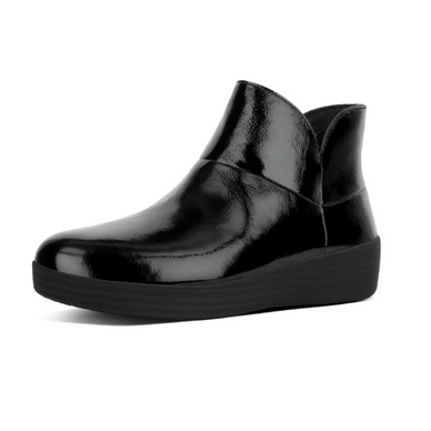 FitFlop Supermod Leather II Leather Black Patent