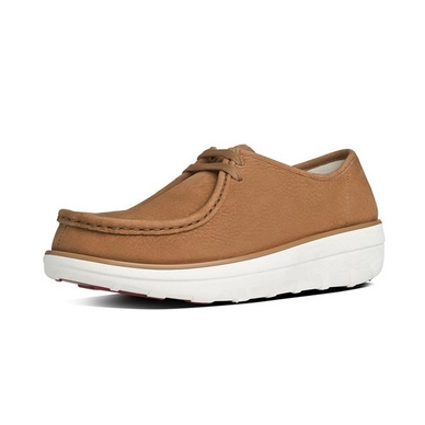 FitFlop Loaff Lace-Up Moc Nubuck Brown