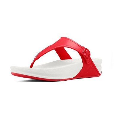 Tongs Femmes FitFlop SuperJelly™ Rouge