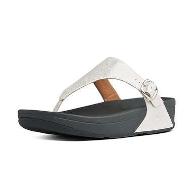 Tongs Femmes FitFlop The Skinny™ Deluxe Argent