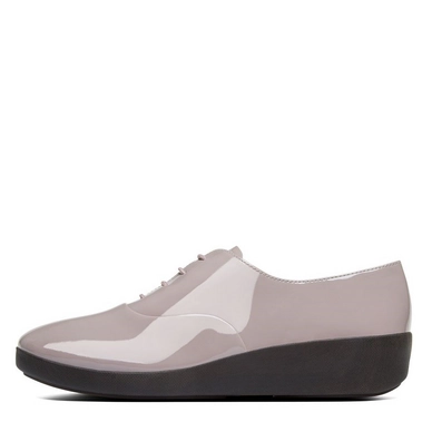 FitFlop F-Pop Oxford Patent Plumthistle