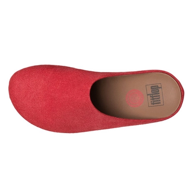 Clog FitFlop Shuv™ Linen Classic Red