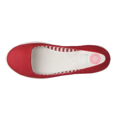 Ballerina FitFlop F-Sporty™ Ballerina Canvas FF Red