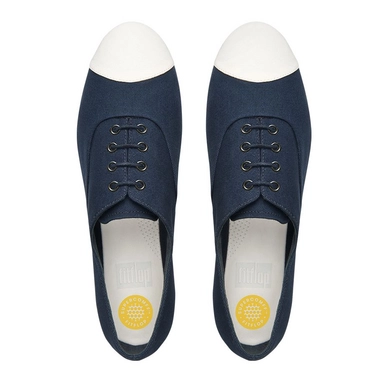 Sneaker FitFlop F-Pop™ Oxford Canvas Supernavy
