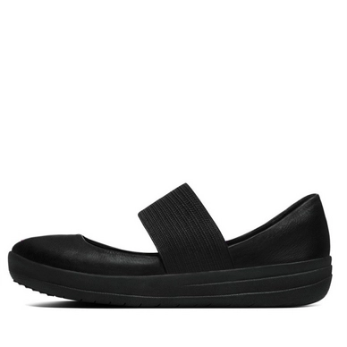 FitFlop F-Sporty Mary Jane Leather Black