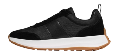 Baskets FitFlop Homme F-Mode Flow Suede Mix Sneakers Black