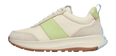 Baskets FitFlop Women F-Mode Flow Baskets Nylon & Suede Mix Lime Mix