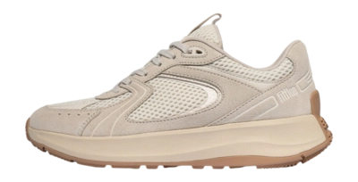 Sneakers FitFlop Women F-Mode Flow Suede/ Mesh/ Leather Flatform Sneakers Stone Beige/Paris Beige