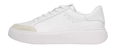 FitFlop Women RTG Leather Suede Sneakers Urban White