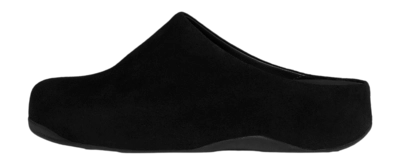 Sabots FitFlop Femme Shuv Suede Clogs All Black