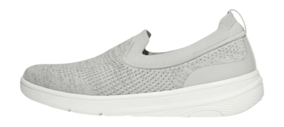 Sneaker FitFlop Super-Q Knit Slip-Ons Damen Arctic Grey / Silver