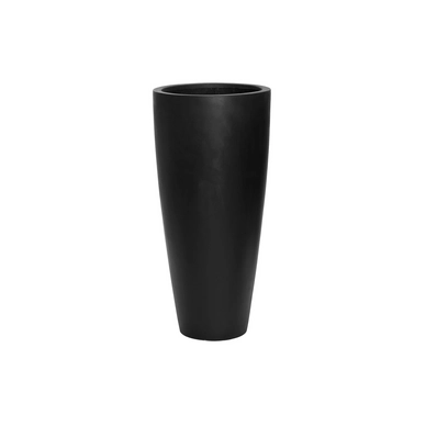 Bloempot Pottery Pots Natural Dax L Black 37 x 80 cm