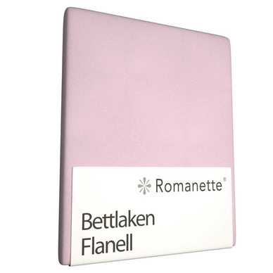 Bettlaken Romanette Rosa (Flanell)