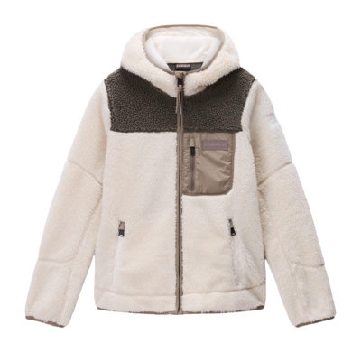 Fleece Hoodie Napapijri Women Yupik OG H Beige Dimity