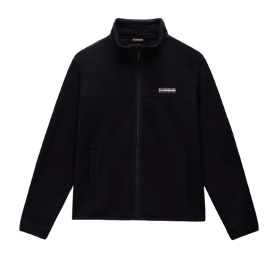 Fleece Napapijri Men T-Dergana Full Zip Black Beauty