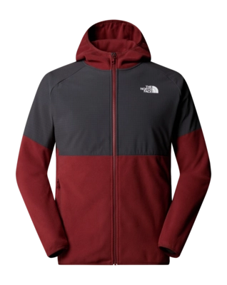 Fleecejas The North Face Men Glacier Heavyweight Full Zip Hd Sumac/Asphalt Grey