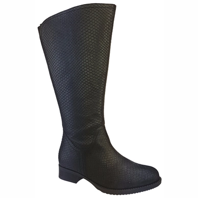 Damenstiefel JJ Footwear Flensburg Schwarz Wadengröße XXL