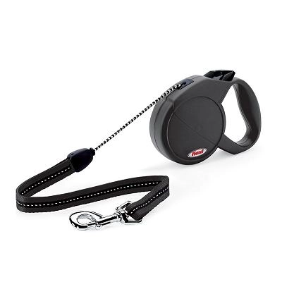 Riem Flexi Classic Basic Zwart