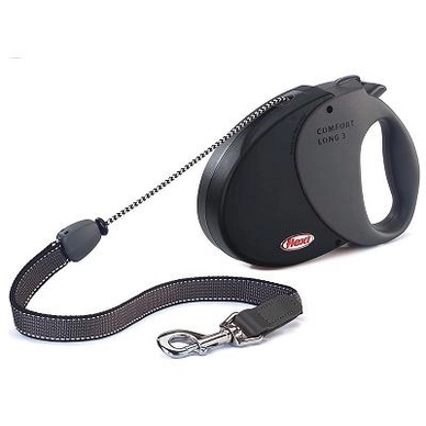Riem Flexi Comfort Long Zwart