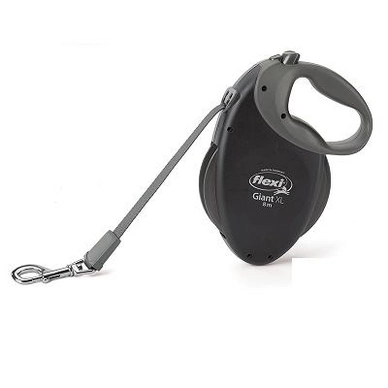 Riem Flexi Giant XL Zwart