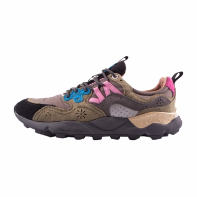 Flower Mountain Women Yamano 3 Suede Nylon Black Mud