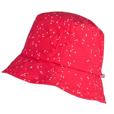 Regenhoed Happy Rainy Days Foldable Hat Red / White