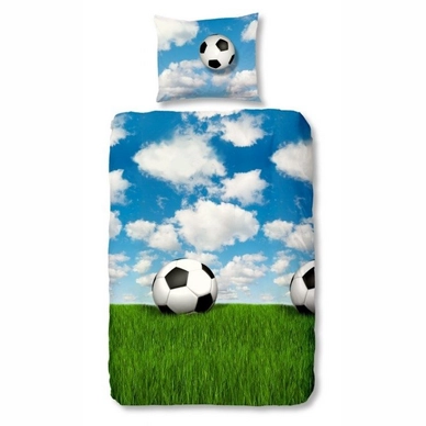 Dekbedovertrek Good Morning Football Multi Flanel