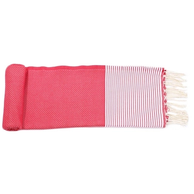 Call It Fouta Nid Abeille Fines Coral