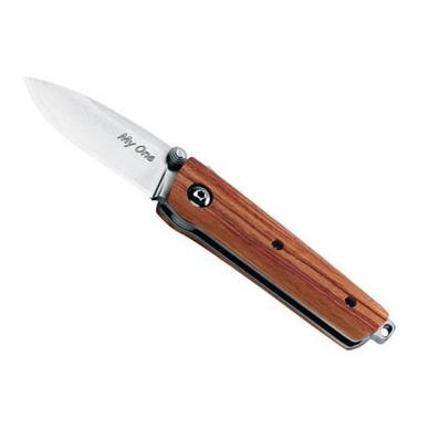 Vouwmes Fox Knives My One Tulip Hout